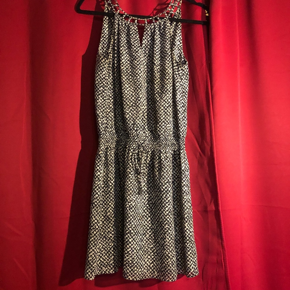 Romper black and white size 4P